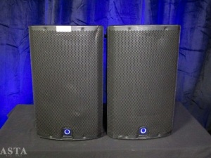 PAIR OF TURBOSOUND IQ12 POWERED SPEAKERS