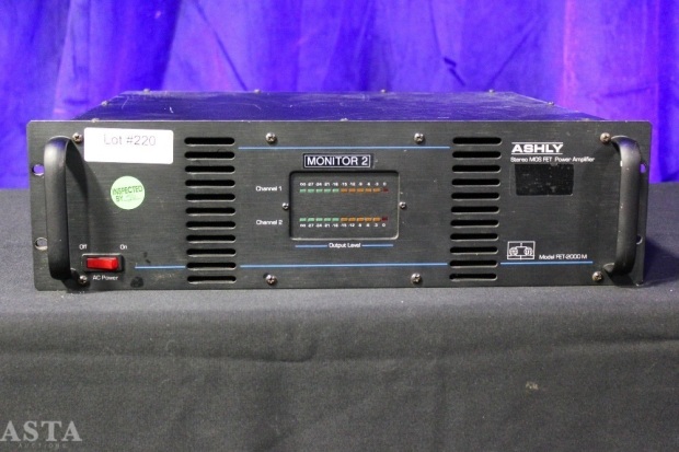 ASHLY STEREO MOS FET POWER AMPLIFIER – MODEL FET-2000M