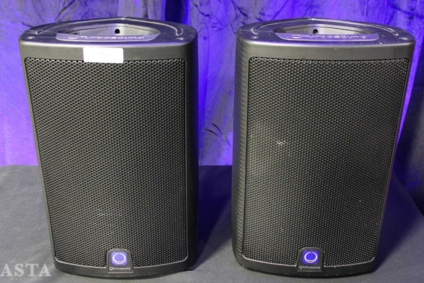 2 TURBOSOUND MILAN M10 POWERED SPEAKERS