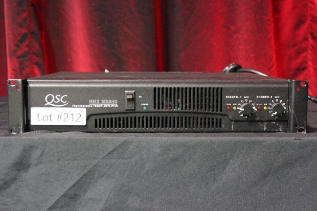 QSC RMX 1850HD PROFESSIONAL POWER AMPLIFIER TESTED