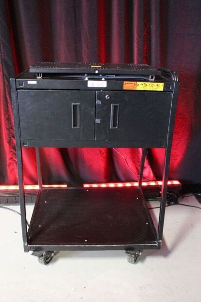 LARGE BLACK AV CART