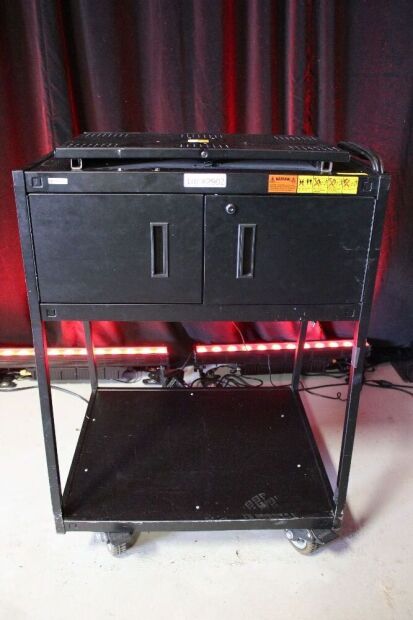 LARGE BLACK AV CART