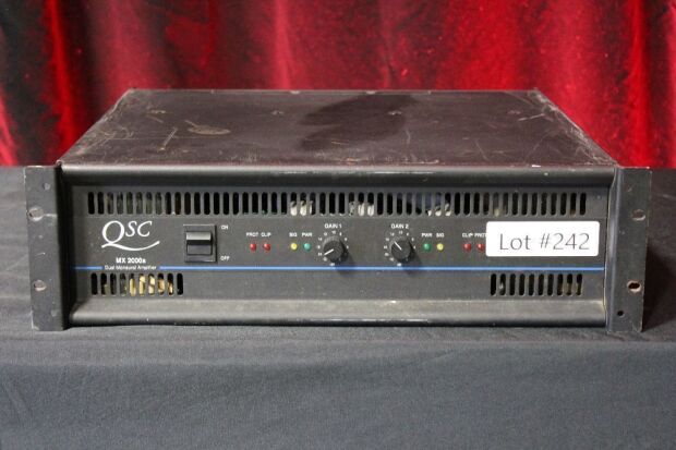 QSC MX 2000A DUAL MONAURAL AMPLIFIER
