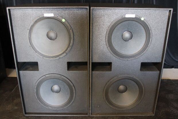 2 ELECTRO-VOICE TL770D VERY-LOW-FREQUENCY BASS ENCLOSURE SPEAKERS