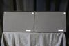 2 ELECTRO-VOICE SL 12-2H HIGH OUTPUT TWO WAY SLANT CINEMA SURROUND SPEAKERS