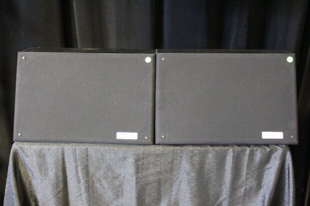 2 ELECTRO-VOICE SL 12-2H HIGH OUTPUT TWO WAY SLANT CINEMA SURROUND SPEAKERS