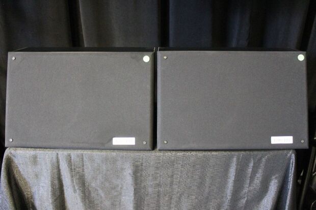 2 ELECTRO-VOICE SL 12-2H HIGH OUTPUT TWO WAY SLANT CINEMA SURROUND SPEAKERS