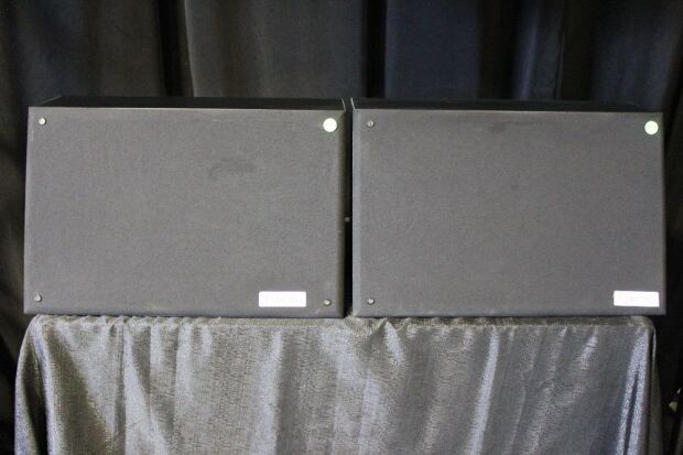 2 ELECTRO-VOICE SL 12-2H HIGH OUTPUT TWO WAY SLANT CINEMA SURROUND SPEAKERS