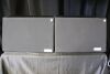 2 ELECTRO-VOICE SL 12-2H HIGH OUTPUT TWO WAY SLANT CINEMA SURROUND SPEAKERS