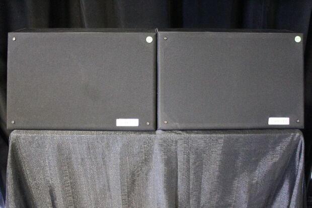 2 ELECTRO-VOICE SL 12-2H HIGH OUTPUT TWO WAY SLANT CINEMA SURROUND SPEAKERS