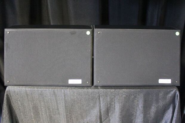 2 ELECTRO-VOICE SL 12-2H HIGH OUTPUT TWO WAY SLANT CINEMA SURROUND SPEAKERS