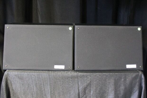 2 ELECTRO-VOICE SL 12-2H HIGH OUTPUT TWO WAY SLANT CINEMA SURROUND SPEAKERS