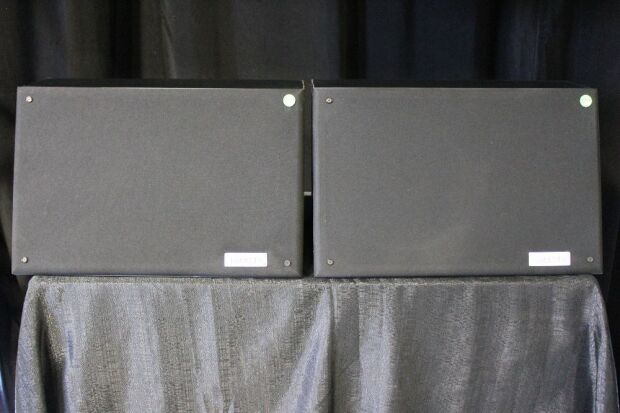 2 ELECTRO-VOICE SL 12-2H HIGH OUTPUT TWO WAY SLANT CINEMA SURROUND SPEAKERS