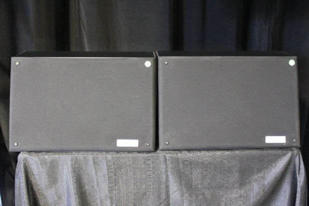 2 ELECTRO-VOICE SL 12-2H HIGH OUTPUT TWO WAY SLANT CINEMA SURROUND SPEAKERS