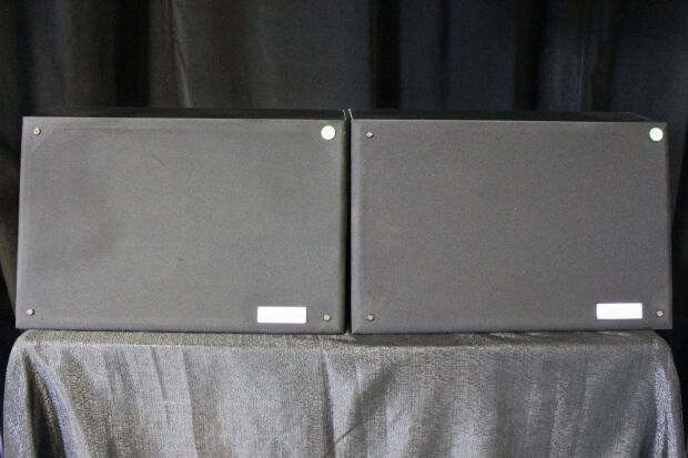 2 ELECTRO-VOICE SL 12-2H HIGH OUTPUT TWO WAY SLANT CINEMA SURROUND SPEAKERS