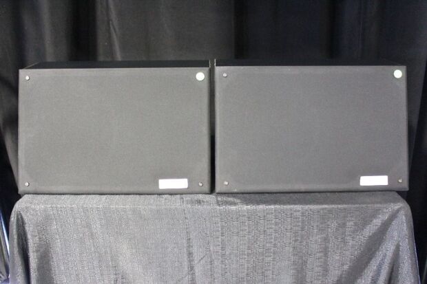 2 ELECTRO-VOICE SL 12-2H HIGH OUTPUT TWO WAY SLANT CINEMA SURROUND SPEAKERS