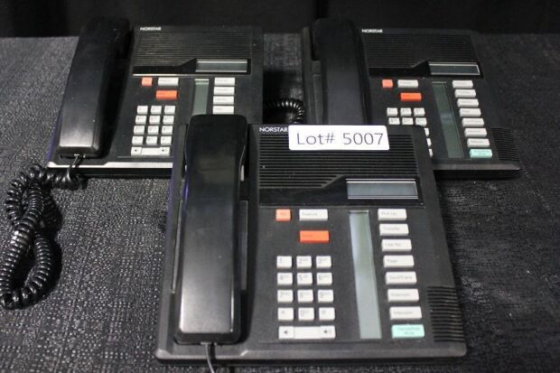 3 NORTEL NORTHSTAR NT8B30 PHONES