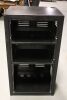 MEDIUM SIZE BLACK A/V RACK - 2