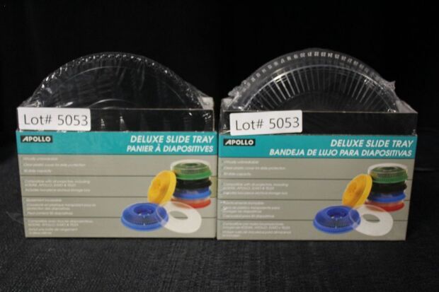 2 BRAND NEW APOLLO DELUXE SLIDE TRAYS