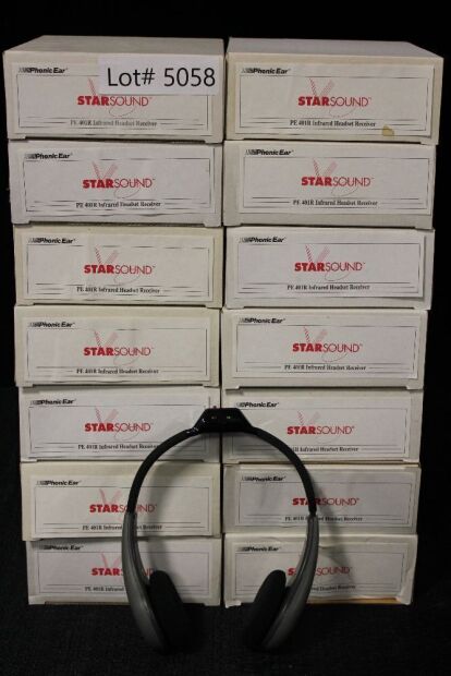 14 NEW PHONIC EAR STARSOUND PE 401R INFRARED HEADSET RECEIVERS