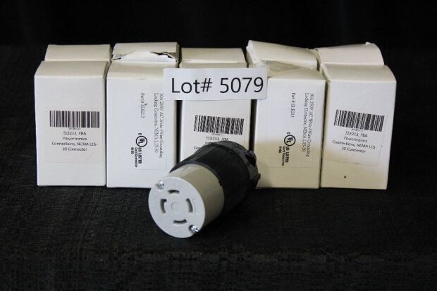 10 NEW POWERTRONICS CONNECTION NEMA L15-30 CONNECTORS