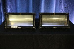 4 x MARTIN ATOMIC 3000 DMX STROBE FIXTURES