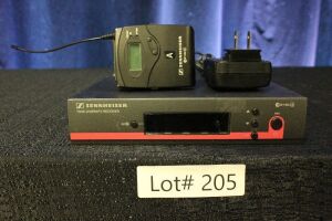 SENNHEISER EM100 G3 TRUE DIVERSITY RECEIVER AND EW 100 G3 TRANSMITTER 