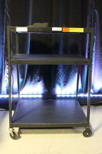 BRETFORD UL-LISTED 3 TIER WIDE BODY A/V CART