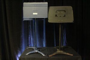 4 VARIOUS MUSIC STANDS