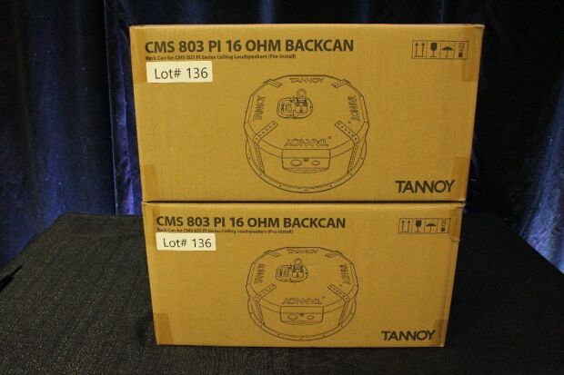 2 CMS 803 PI 16 OHM BACKCAN FOR CMS 803DC PI LOUDSPEAKERS