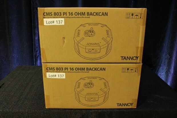 2 CMS 803 PI 16 OHM BACKCAN FOR CMS 803DC PI LOUDSPEAKERS