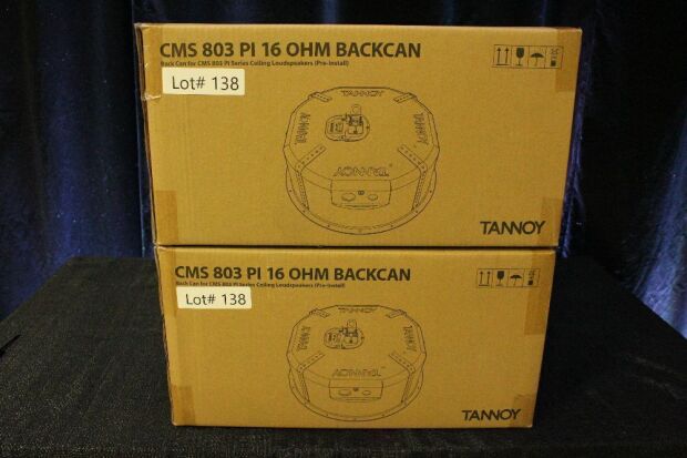 2 CMS 803 PI 16 OHM BACKCAN FOR CMS 803DC PI LOUDSPEAKERS