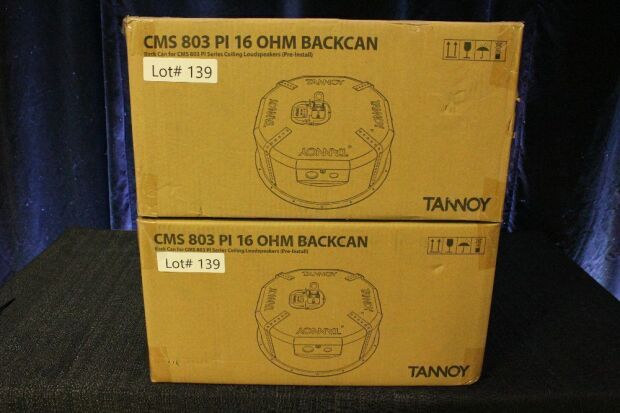 2 CMS 803 PI 16 OHM BACKCAN FOR CMS 803DC PI LOUDSPEAKERS