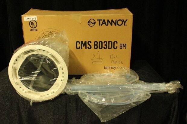 1 TANNOY CMS 803DC BM 8" FULL RANGE LOUDSPEAKER FOR INSTALLATION APPLICATIONS