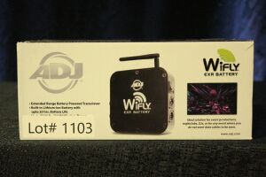 ADJ WIFLY EXR BATTERY POWERED WIRELESS DMX TRANSCEIVER BRAND NEW IN BOX