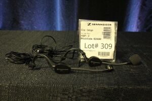 2 SENNHEISER ME3 HEADMICS WITH CARDIOID CAPSULES FOR WIRELESS SYSTEMS