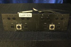 NL4/NL8 RACK MOUNT SPEAKER OUTPUT PANEL