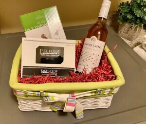 BLUE TABLE: Gift Basket from Lake House Restaurant & 4 Tickets to 'Hadestown', the theatrical play
