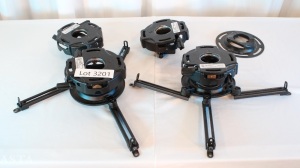 LOT OF 2 PROJECTOR CEILING MOUNTS AND SPARE PARTS