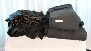LOT OF MISC BLACK DRAPE & SKIRTS