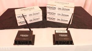 1 LOT OF DENON WIRELESS AUDIO TRANSMITTERS & RECEIVERS