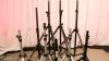 1 LOT OF SPEAKER STANDS - 2