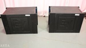 [2] EV XS 212 LINE ARRAY SUBWOOFERS