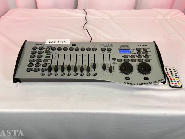 DMX 512 CONTROLLER 1216A