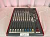 ALLEN & HEATH ZED12FX MIXER WITH ROADCASE