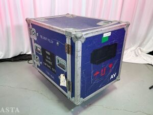 10U SHOCK MOUNTED RACK MOUNT ROADCASE